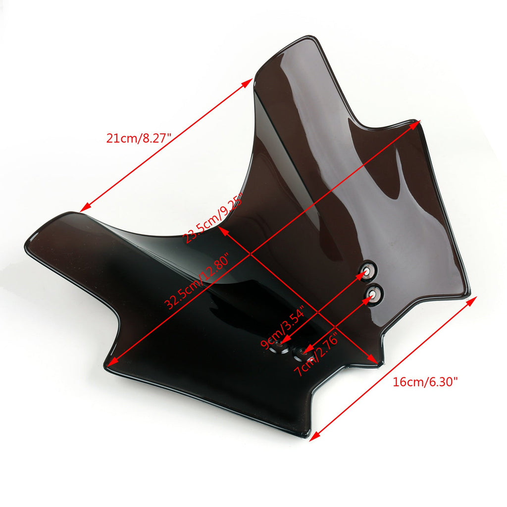 Aerofairing screen Windshield Windscreen for KTM Duke 125 200 390 2013 2014 2015 2016