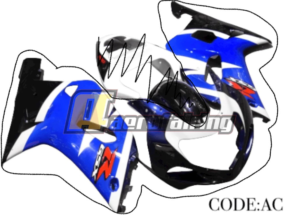 Aero-fairing kit For GSXR600/750 K1 2001 2002 2003 NB