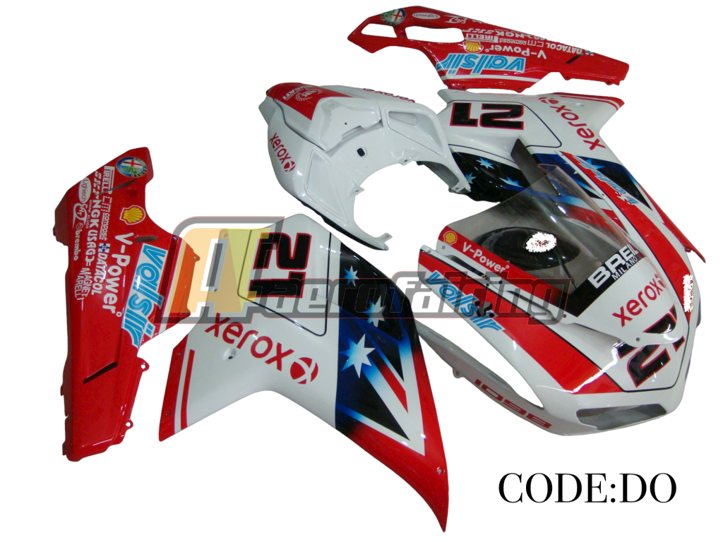 Copy Of Aero-Fairing Kit For Ducati 1098/848/1198 2007 2008 2009 2010 2011