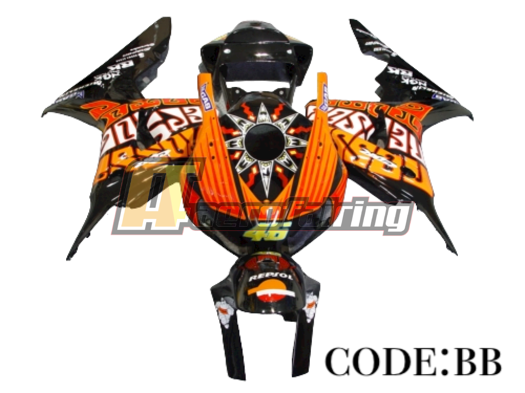 Copy Of Aero-Fairing Kit For Honda Cbr1000Rr 2006 2007 Fireblade Kka