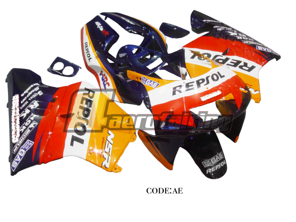 Copy Of Aero-Fairing Kit For Honda Nsr250R Nc21 1990 1991 1992 1993