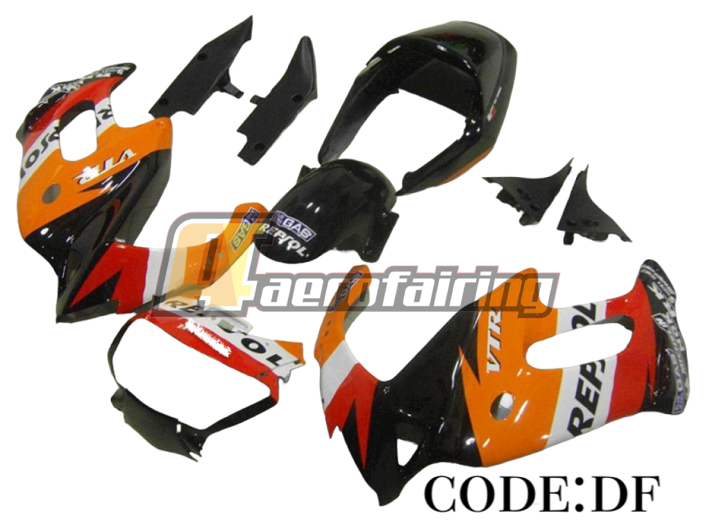 Copy Of Aero Fairing Kit For Honda Vtr1000F 1997 1998 1999 2000 2001 2002 2003 2004 2005