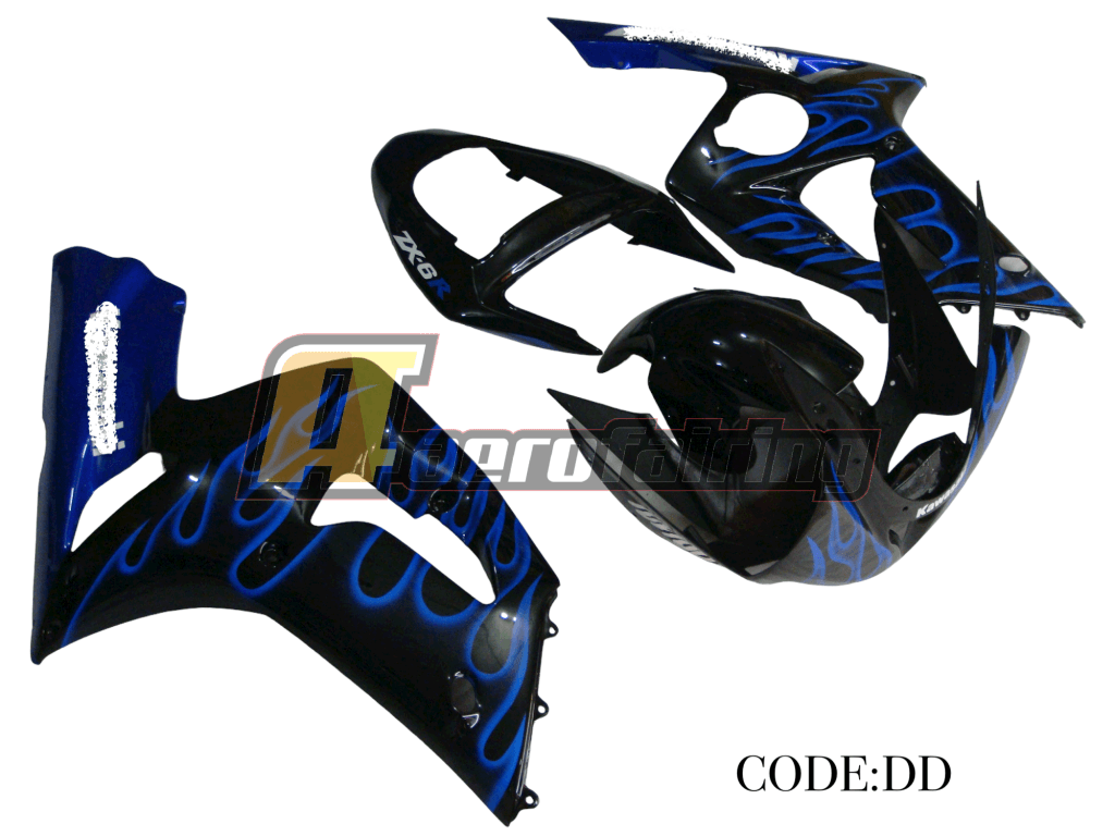 Copy Of Aero-Fairing Kit For Kawasaki Ninja Zx-6R 2003 2004 Kka