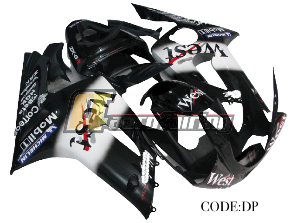 Copy Of Aero-Fairing Kit For Kawasaki Ninja Zx-6R 2003 2004 Kka