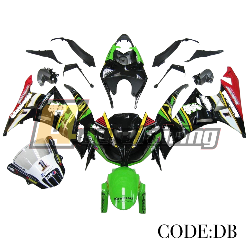 Copy Of Aero-Fairing Kit For Kawasaki Ninja Zx-6R 2009 2010 2011 2012 Kka