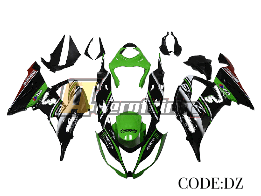 Copy Of Aero-Fairing Kit For Kawasaki Ninja Zx-6R 2013 2014 2015 2016 2017 2018 Kka