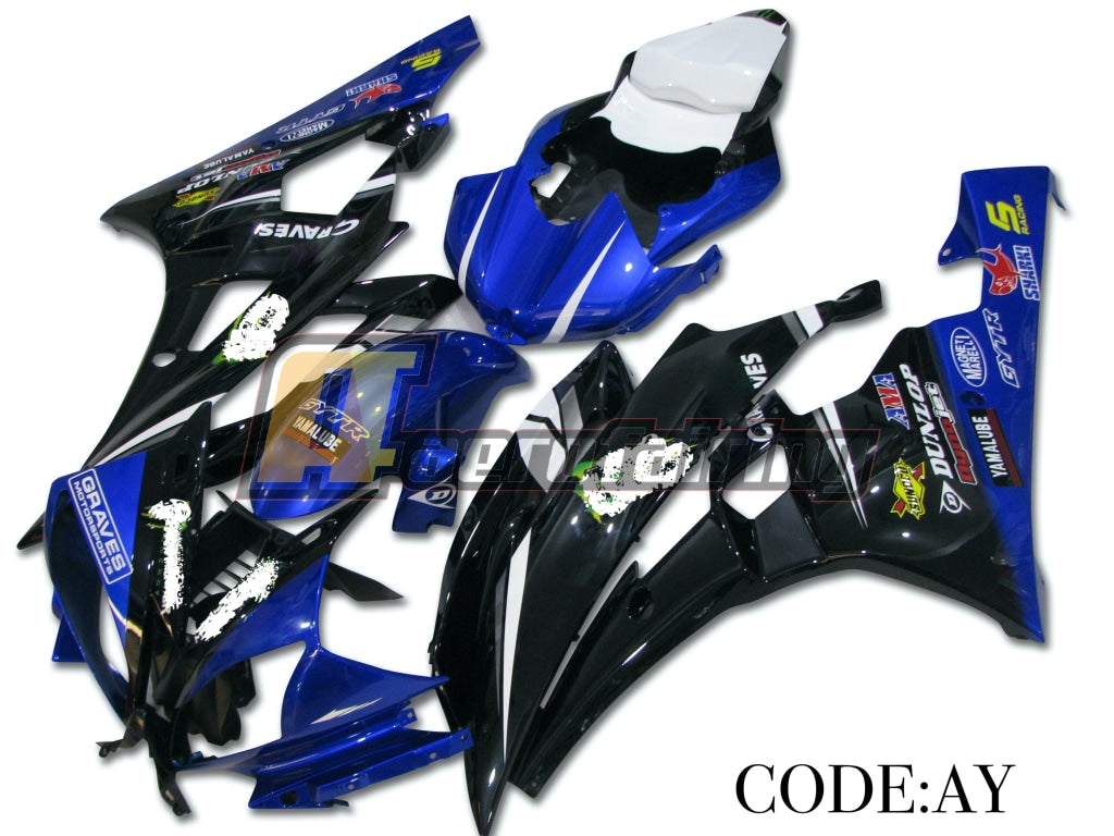 Copy Of Aero-Fairing Kit For Yamaha Yzf-600 R6 2006 2007 Pb