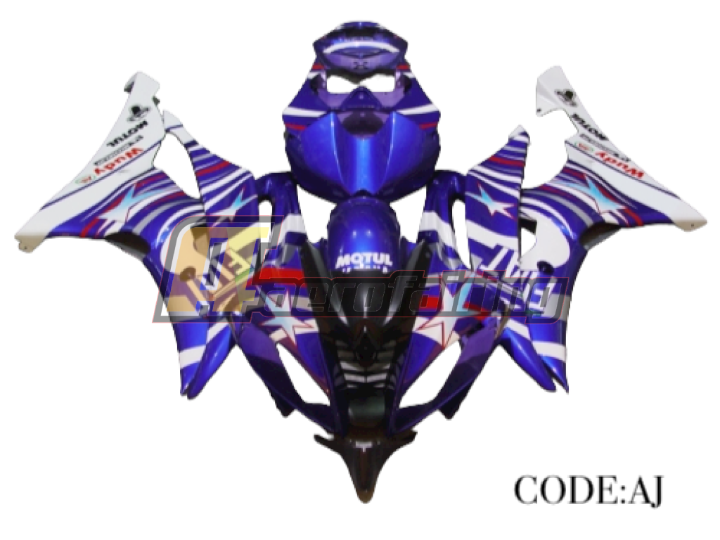 Copy Of Aero-Fairing Kit For Yamaha Yzf-600 R6 2008 2009 2010 2011 12 13 14 15 16 Pb Motorcycles &